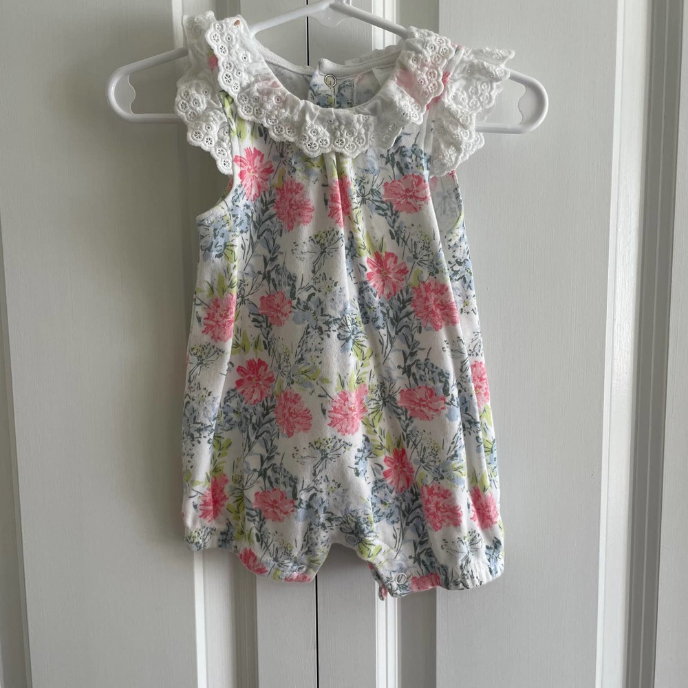 Laura Ashley Floral Romper 3-6M